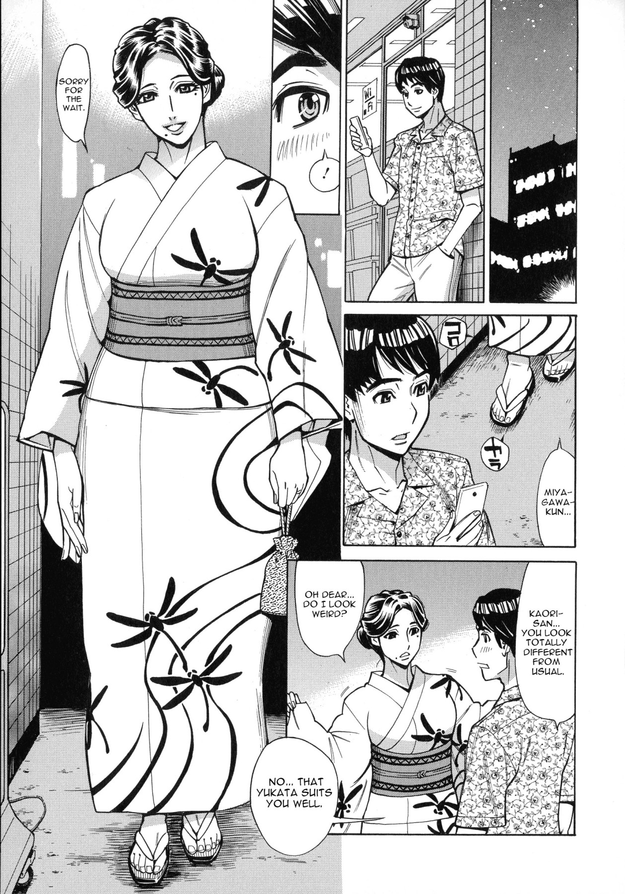 Hentai Manga Comic-Fireworks Of A Wife's Love-Read-7